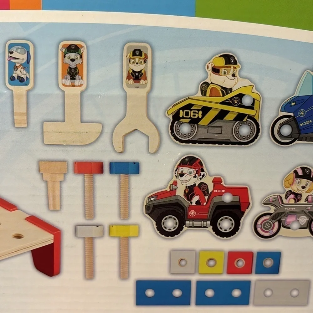 NIB! Melissa & Doug PAW Patrol Match & Build Mission Cruiser